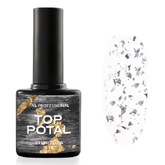 TNL, Топ для гель-лака Potal Silver Gloss, 10 мл