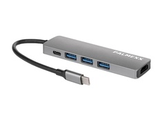 Хаб USB Palmexx USB-C - HDMI + 3xUSB3.0 + USB-C PX/HUB-074