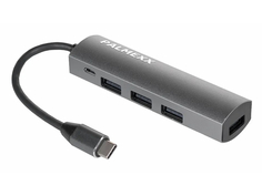 Хаб USB Palmexx USB-C - 3xUSB2.0 + USB3.0 + microUSB PX/HUB-078