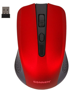 Мышь Sonnen V99 USB Red 513529