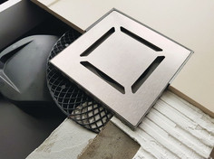 Душевой трап 99x99/50 мм хром Berges Platz Norma 091158