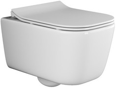 Подвесной безободковый унитаз с сиденьем микролифт Ceramica Nova New Day CN3005