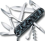 Нож перочинный Victorinox Huntsman Navy Camouflage, 91 мм, 15 функций, серо-синий камуфляж