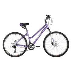 Велосипед FOXX Bianka D (2021), горный (взрослый), рама 19", колеса 26", фиолетовый [26ahd.biankd.19vt1]