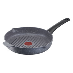 Сковорода-гриль Tefal Natural ON E2444074, 26см, без крышки, серый [2100122168]