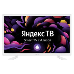 Телевизор YUNO ULX-24TCSW222, Яндекс.ТВ, 24", HD READY, белый