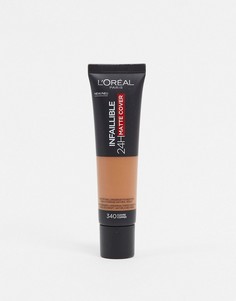 Матирующая тональная основа c SPF 18 LOreal Paris Infallible 24hr-Бежевый L'Oreal