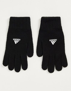 Черные перчатки adidas Football Tiro-Черный цвет