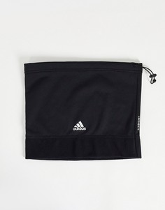 Черный шарф-неквормер с тремя полосками adidas Football Tiro-Черный цвет