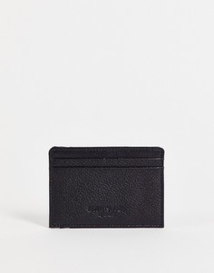 Черный кошелек для пластиковых карт из фактурной кожи River Island-Черный цвет