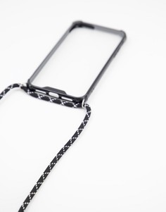 Чехол для iPhone 11 с ремешком на шею ASOS DESIGN-Прозрачный