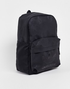 Черный рюкзак с логотипом adidas Originals adicolor