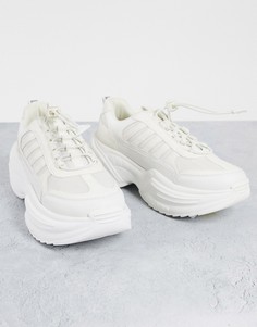 Белые кроссовки на толстой подошве Topshop Cloud-Белый