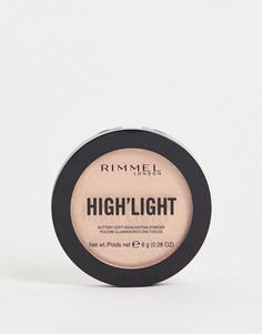 Пудра-хайлайтер Rimmel – Highlight (002 Candlelit)-Коричневый цвет