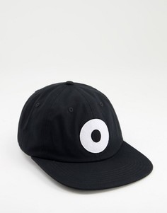 Черная 6-панельная кепка Obey Block-Черный цвет