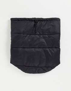Черный стеганый шарф-снуд Urbancode-Черный цвет