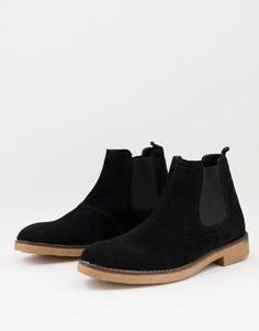 Черные ботинки без застежки Bolongaro Trevor-Черный цвет