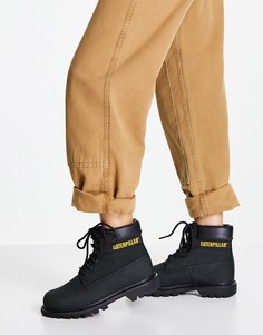 Черные кожаные ботинки Cat Footwear Colorado-Черный цвет Caterpillar
