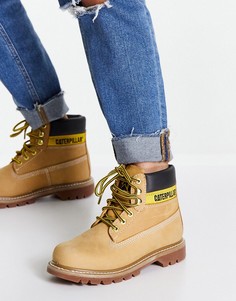 Кожаные ботинки медового цвета Cat Footwear Colorado-Светло-бежевый цвет Caterpillar