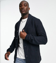 Темно-синий кардиган крупной вязки с добавлением шерсти French Connection Tall