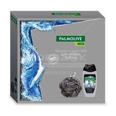 Набор "Palmolive" гель д/душа Арктический ветер 250мл+мочалка