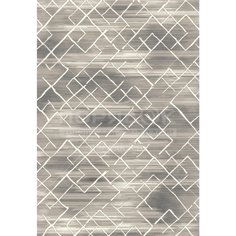 Ковер интерьерный 0.8х1.5 м, Silvano, Геометрия, прямоугольный, серый, 219722A