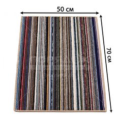 Ковер интерьерный 0.5х0.7 м, ComeForte, PP-2002, прямоугольный, мультиколор