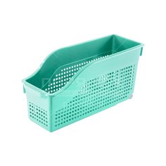 Контейнер хозяйственный 35.5х17х13 см, на колесах, шалфей, Violet, Лофт, 621031