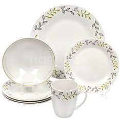 Ф Набор столовый 16пр Травы YF2103 DNN