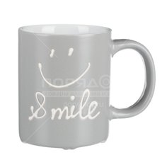 Кружка керамика, 340 мл, Смайл, Millimi, 806-006