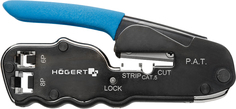 Пресс-клещи Hogert Technik HT1P172 (черно-синий)
