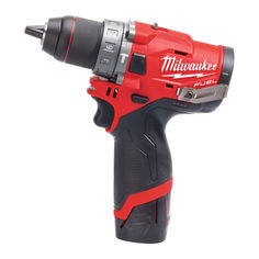 Ударная аккумуляторная дрель-шуруповерт Milwaukee M12 FPD-202X Fuel (черно-красный)