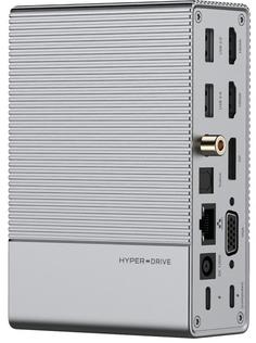 USB концентратор HyperDrive GEN2 18-Port USB-C Docking Station (серебристый)