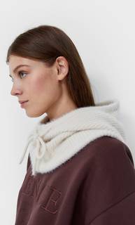 Stradivarius Шапка-Балаклава Цвет Небеленого Полотна 103