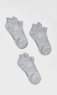Stradivarius Набор Из 3 Пар Коротких Носков Пестро-Серый 103