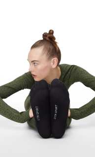 Stradivarius Набор Из 3 Пар Коротких Носков Черный 103