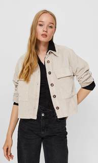 Stradivarius Короткая Куртка-Рубашка Из Вельвета Multicolor M