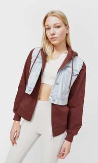 Stradivarius Укороченный Джинсовый Жилет Деним S