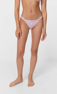 Stradivarius Кружевные Трусы Пастельно-Розовый M