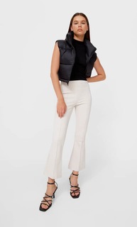 Stradivarius Укороченные Брюки Клеш Multicolor Xl