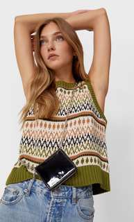 Stradivarius Кошелек Из Искусственной Кожи С Цепочкой Черный 103