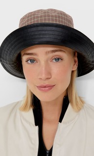 Stradivarius Двусторонняя Панама Из Искусственной Кожи Черный 103