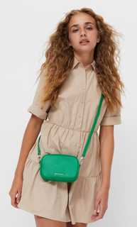 Stradivarius Стеганая Сумка Для Смартфона, С Плечевым Ремнем Зеленый 103