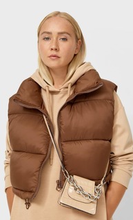 Stradivarius Мини-Сумка С Цепочкой Цвет Карамели 103