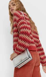 Stradivarius Сумка С Плечевым Ремнем И Застежкой Серый 103