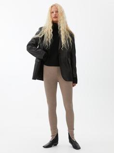 Шерстяные легинсы в рубчик Arket