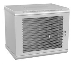 Шкаф настенный 19&quot;, 12U Hyperline TWL-1266-SD-RAL7035