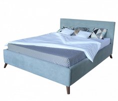 Мягкая кровать Monika БП/М ткань Серый 160 Bravo