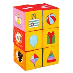 Игрушка-кубики Мякиши Три кота. Математика
