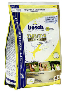 Сухой корм Bosch Sensitive, ягненок/рис, 1 кг
